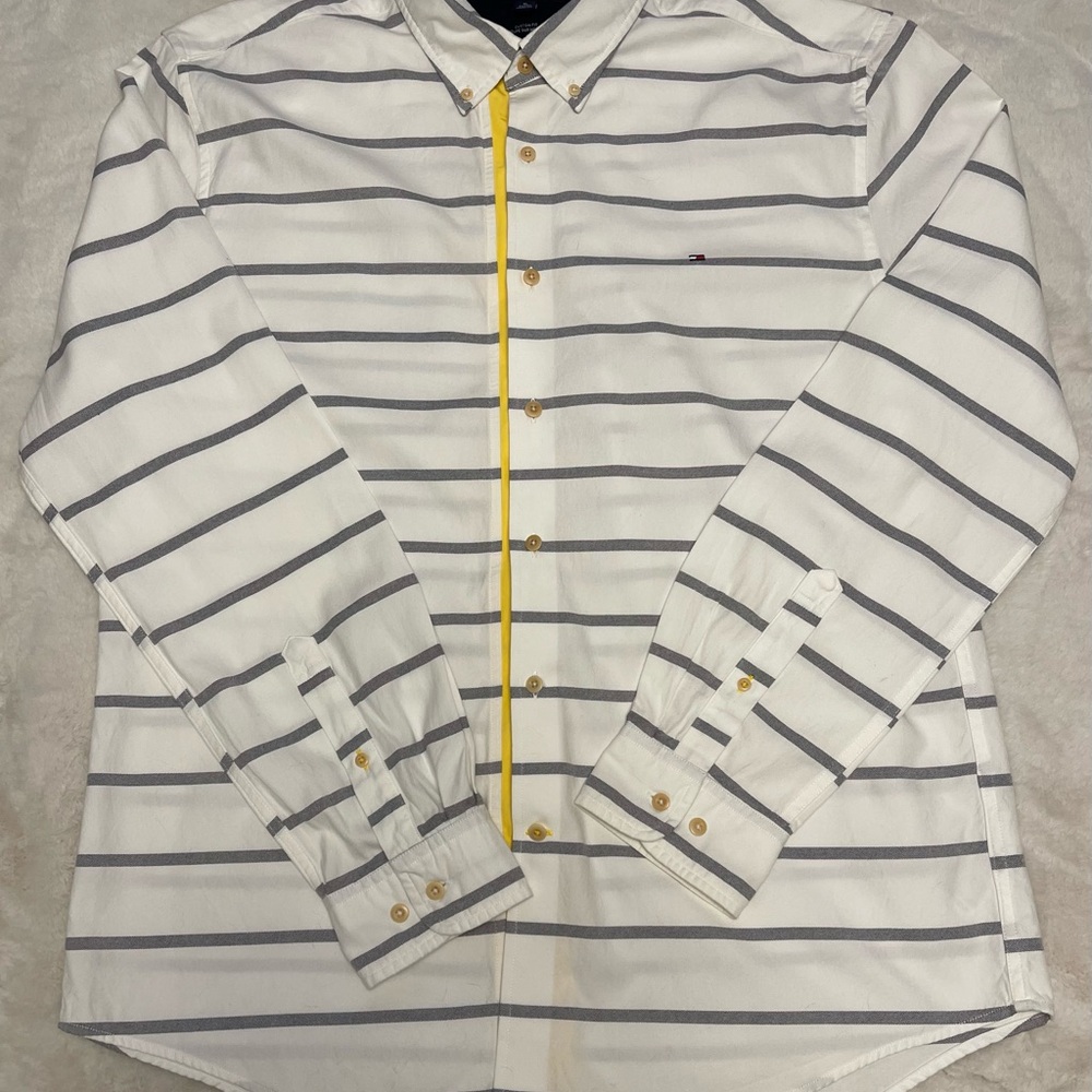 Tommy Hilfiger Navy Custom Fit Shirt